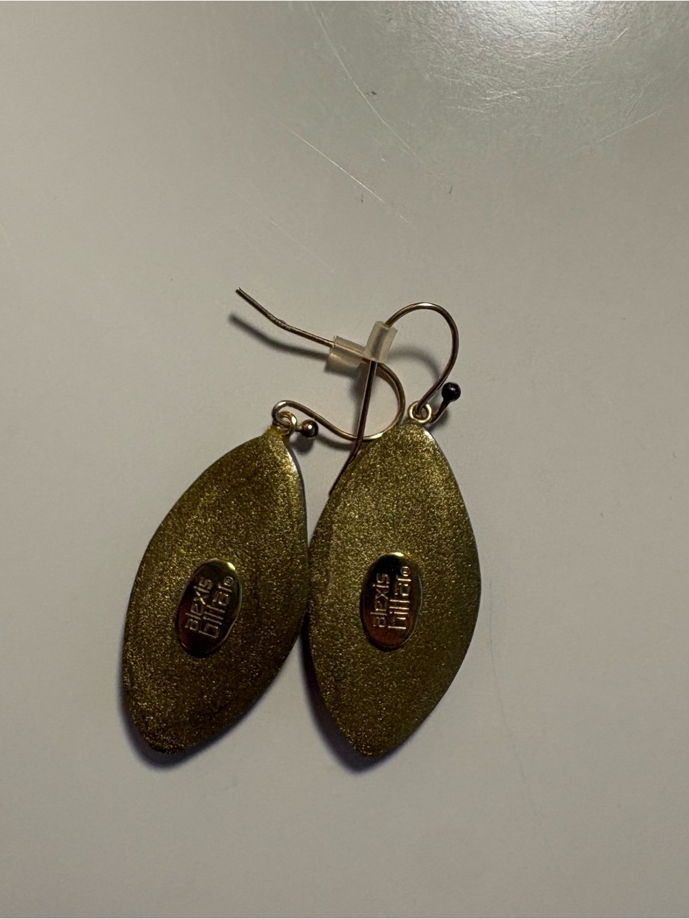 Alexis Bittar Purple Leaf Crystal Drop Earrings - Picture 2 of 3